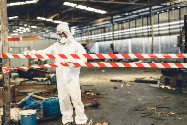 Professional Odor Removal technician working in Freeport, NY